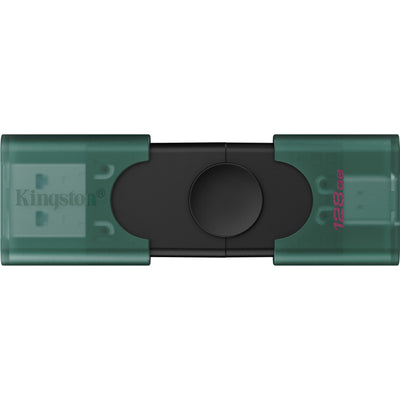 Kingston Data Traveller Duo 128 GB USB-Stick (grün schwarz, dtdeg2 128 GB)