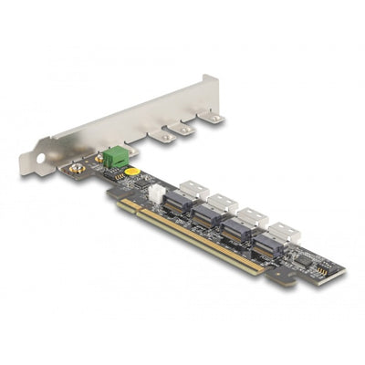 Delock PCI Express X16-Karte bis 4 x interner SFF-8654 4i n