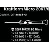 Wera 2067 6 Elektronik Torx Bo Schraubendreher Set + r