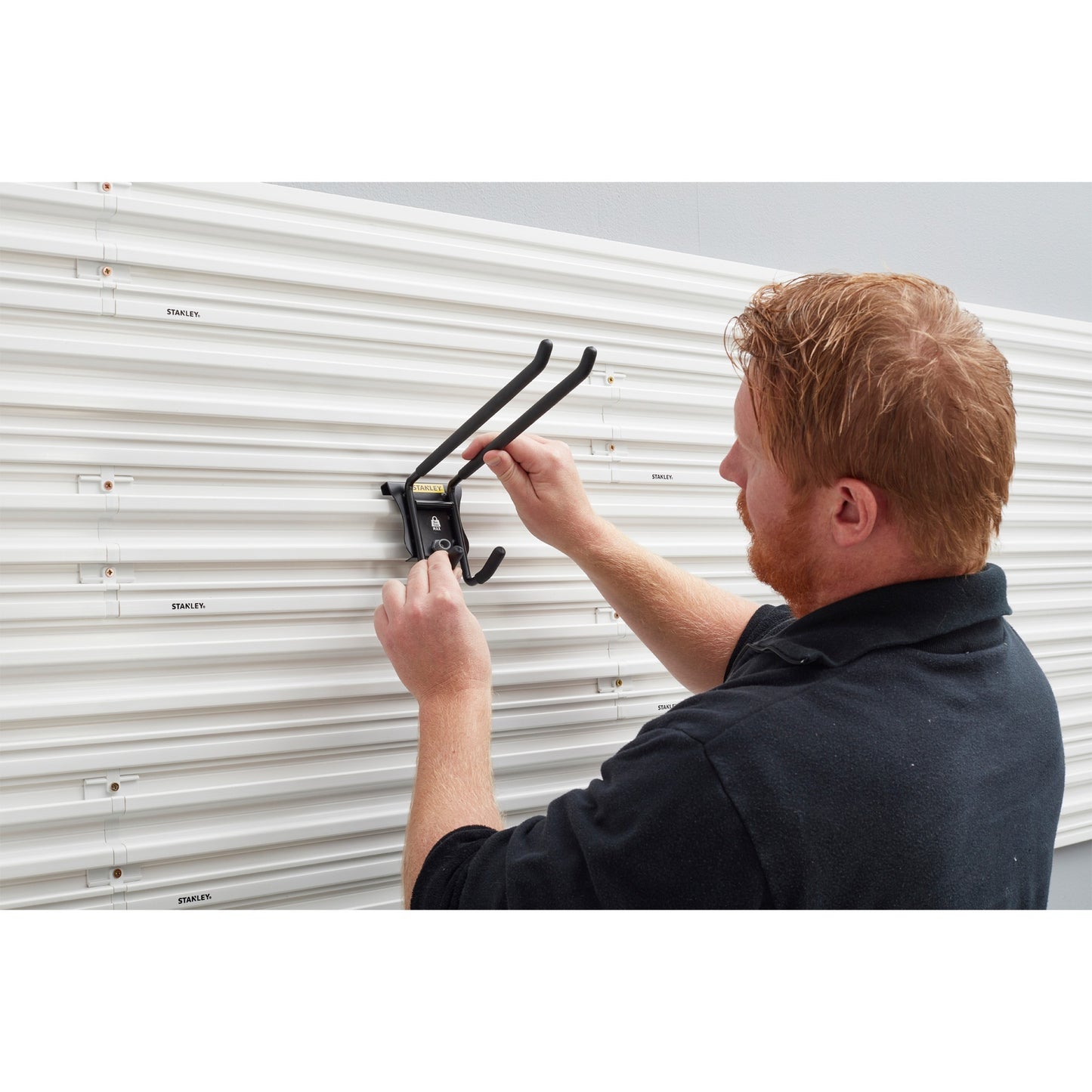 Stanley Track Wall Double Haken