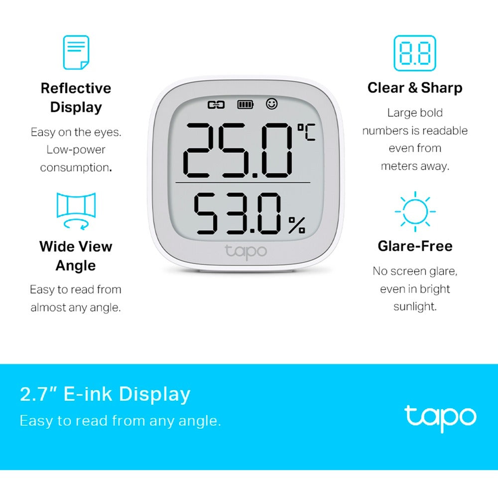 TP-Link Tapo T315 intelligenter Temperatur- und Luftfeuchtigkeitsmonitor