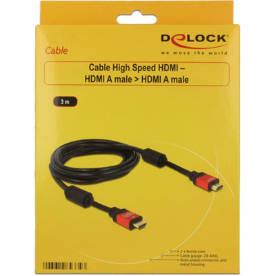 Delock Hochgeschwindigkeit HDMI - HDMI A MALE> HDMI A MALE