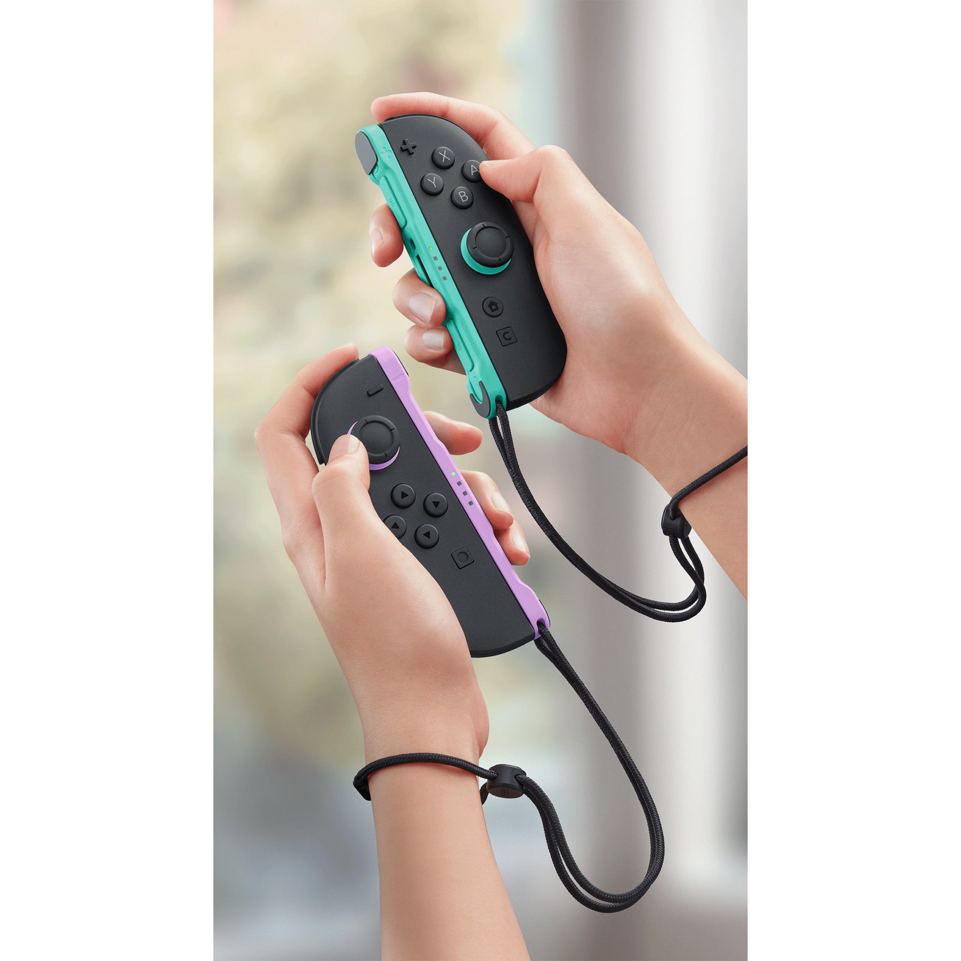 Nintendo Joy-Con 2-Controller-Set (hellviolett hellgrün)