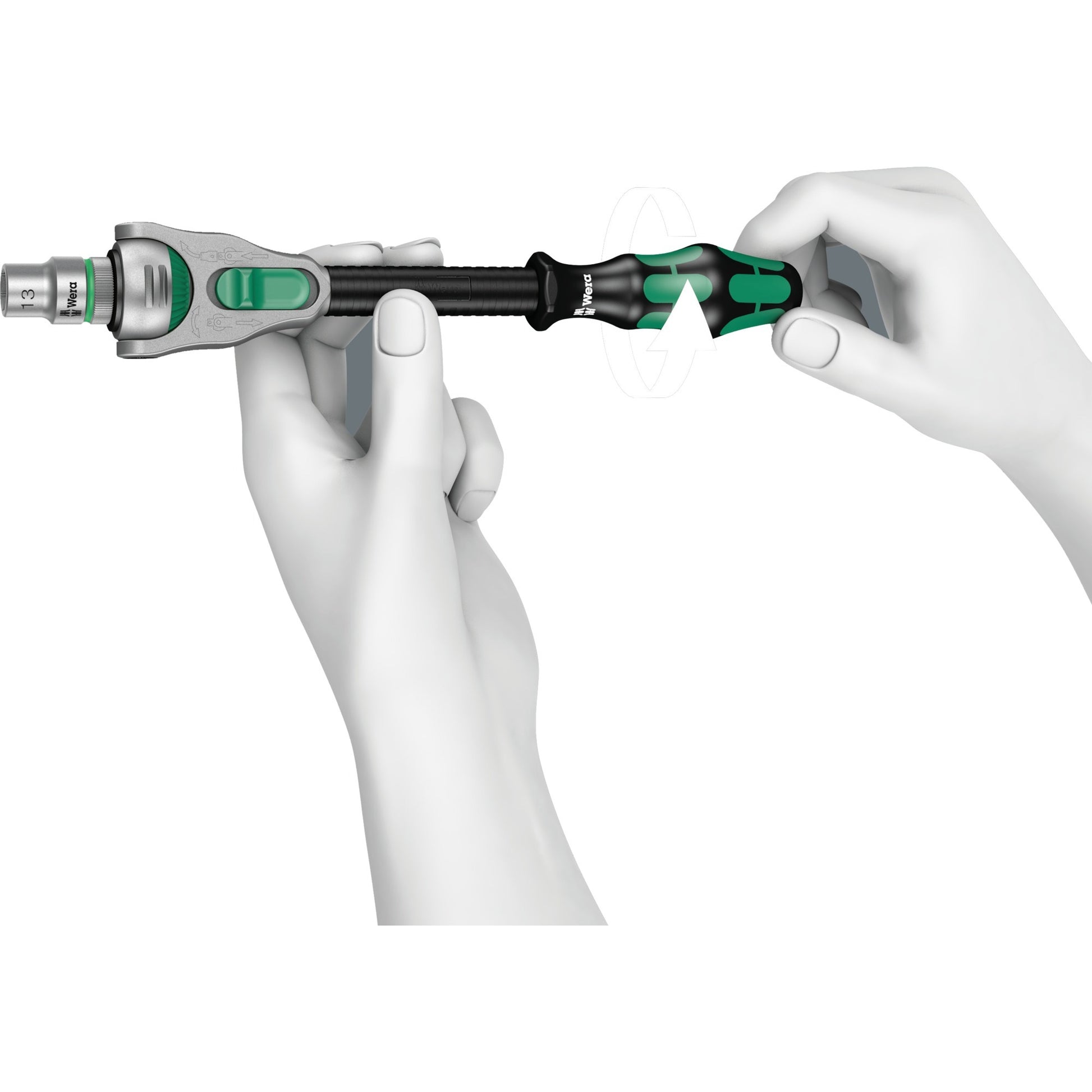Wera 8100 SC 6 Zyklop Speed ​​Rattels Set, 1 2 Laufwerk