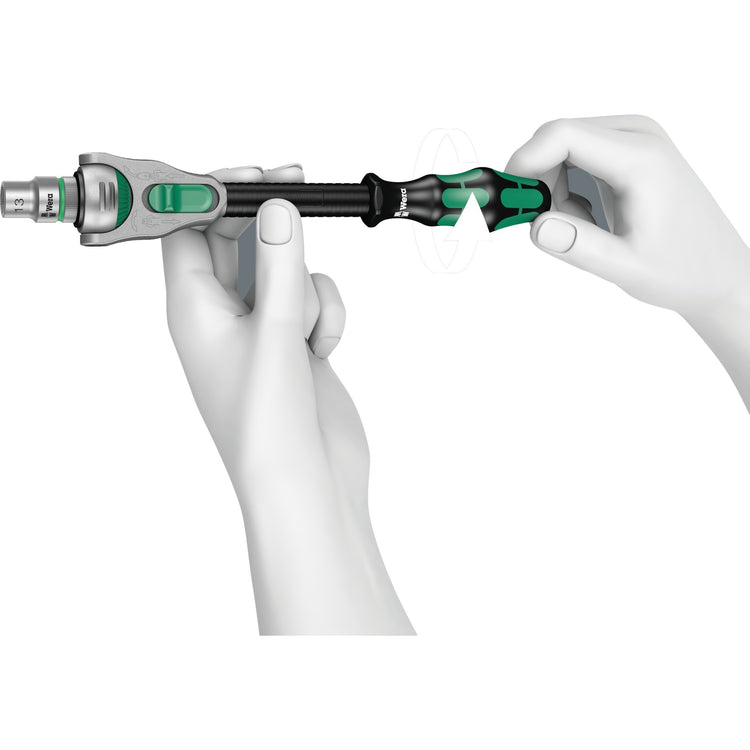 Wera 8100 SC 6 Zyklop Speed ​​Rattels Set, 1 2 Laufwerk