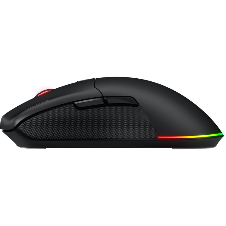 Hator Pulsar 3 kabellose Gaming-Maus (schwarz, 400–11.000 dpi, RGB, 2,4 GHz Bluetooth 5.1 USB)