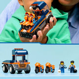 Lego City tolle Fahrzeuge 60491 Transporter für Motorräder | 2 Stk - afbeelding 6