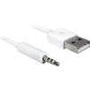 Delock-Kabel USB-A-Mann> Stereobuchse 3,5 mm männlicher 4-Pin