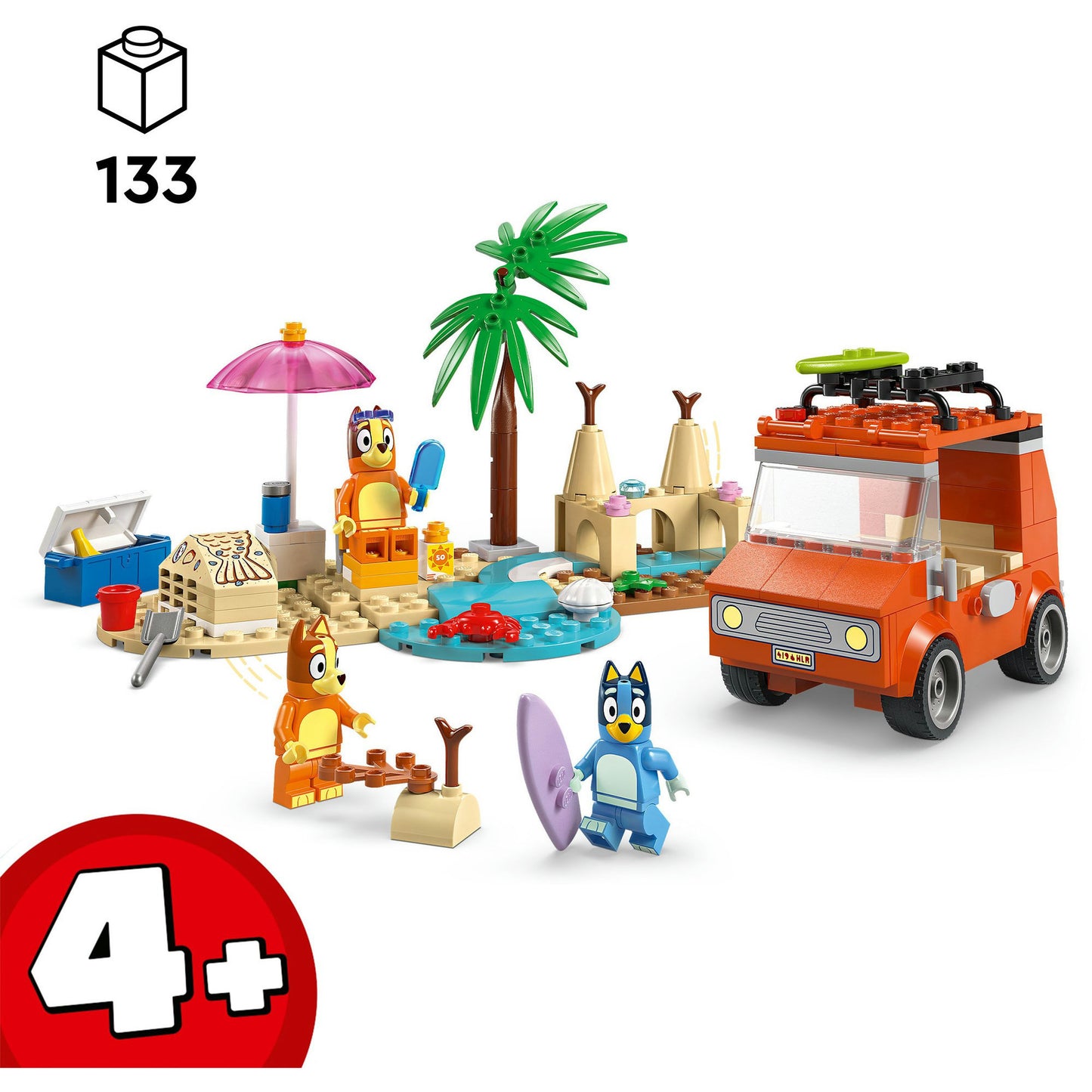 LEGO Duplo 11202 Bluey's Fahrt zum Strand