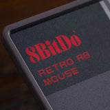 8bitdo Retro R8 Maus – N Edition (Grau Rot, 50 – 26000 dpi, Bluetooth USB-C 2,4 GHz) - afbeelding 7