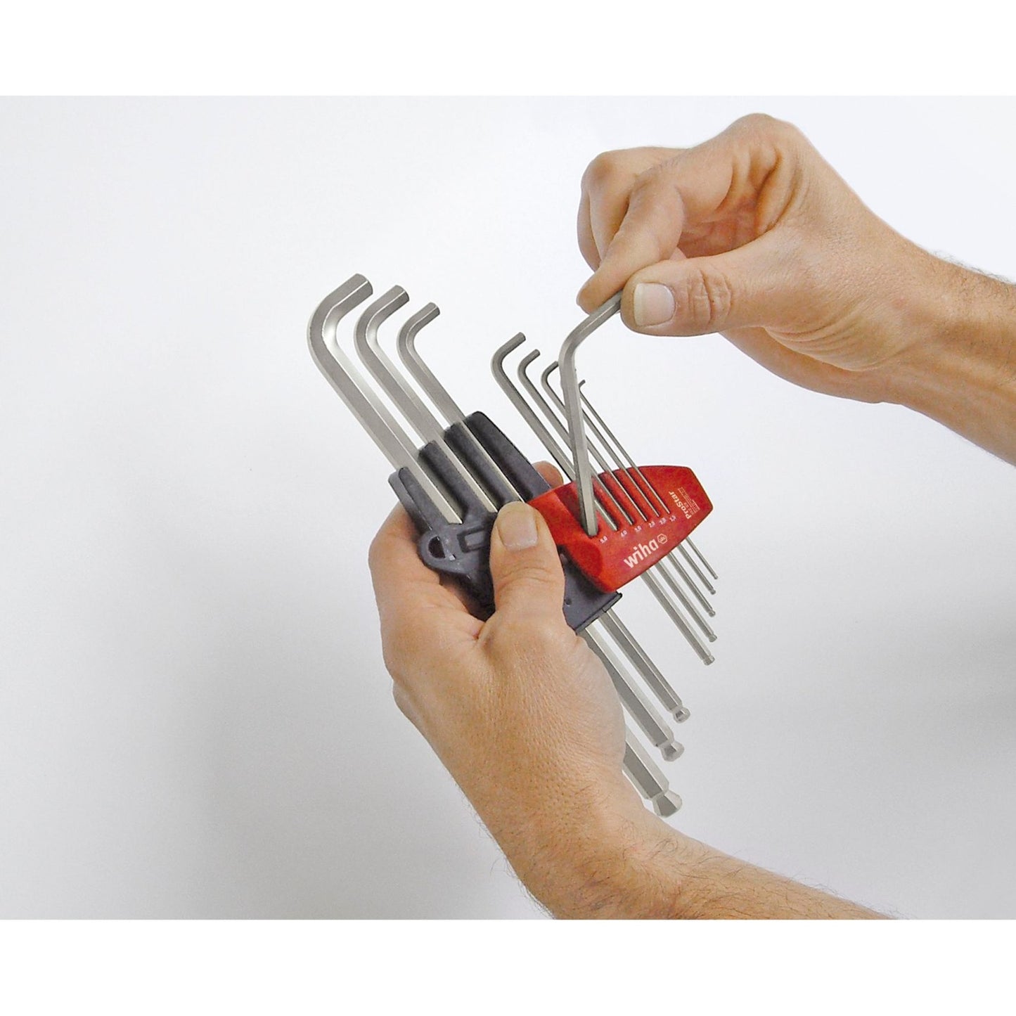 Wiha Allen Keys im Prostarhalter eingestellt