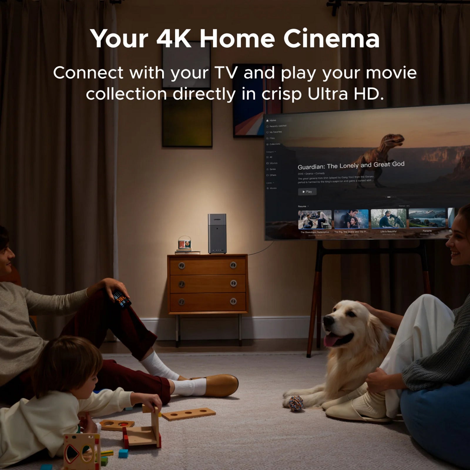 Ugreen nasync dh2300 (grau, 1GBE, HDMI, USB)