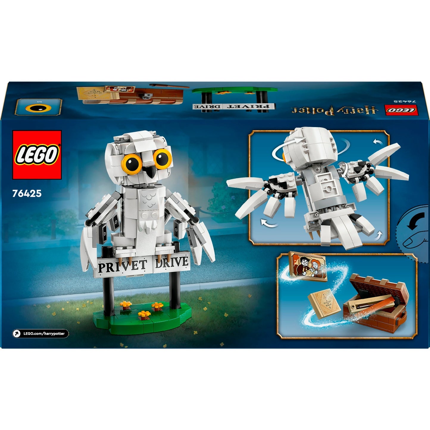 LEGO 76425 Harry Potter Hedwig in Ligusterlaan 4
