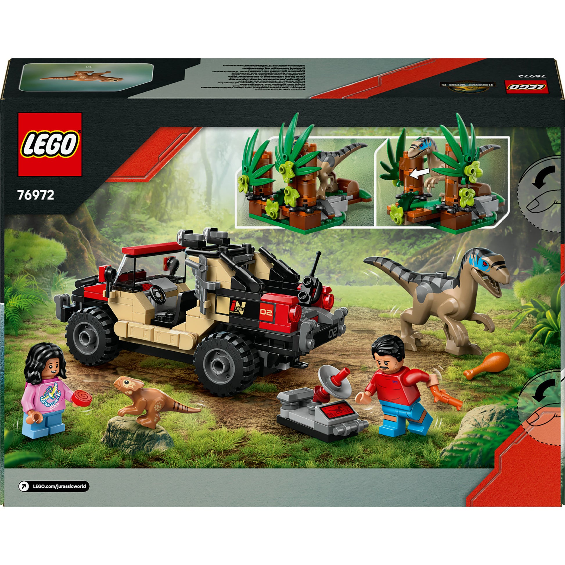 Lego Jurassic World 76972 Offroad -Lautstärke