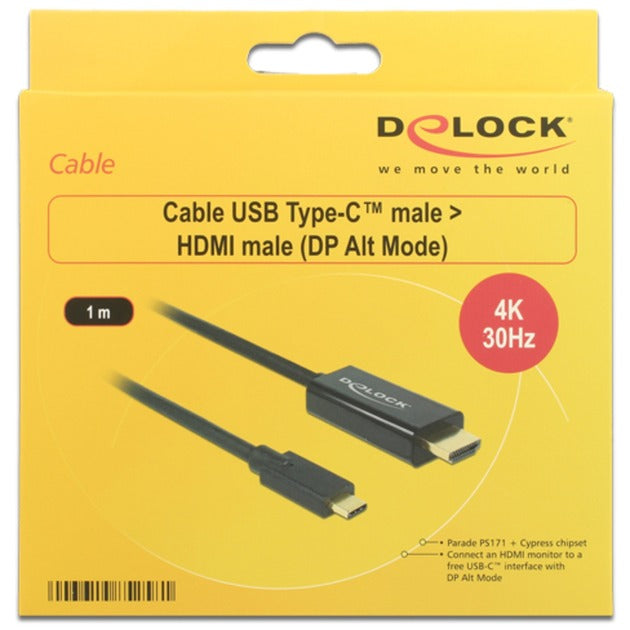 Delock USB-C (männlich)> HDMI (männlich) (DP-Alt-Modus)