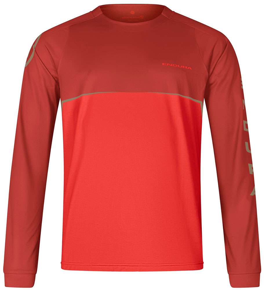 Endura Core bedruckt – MTB-Langarmshirt