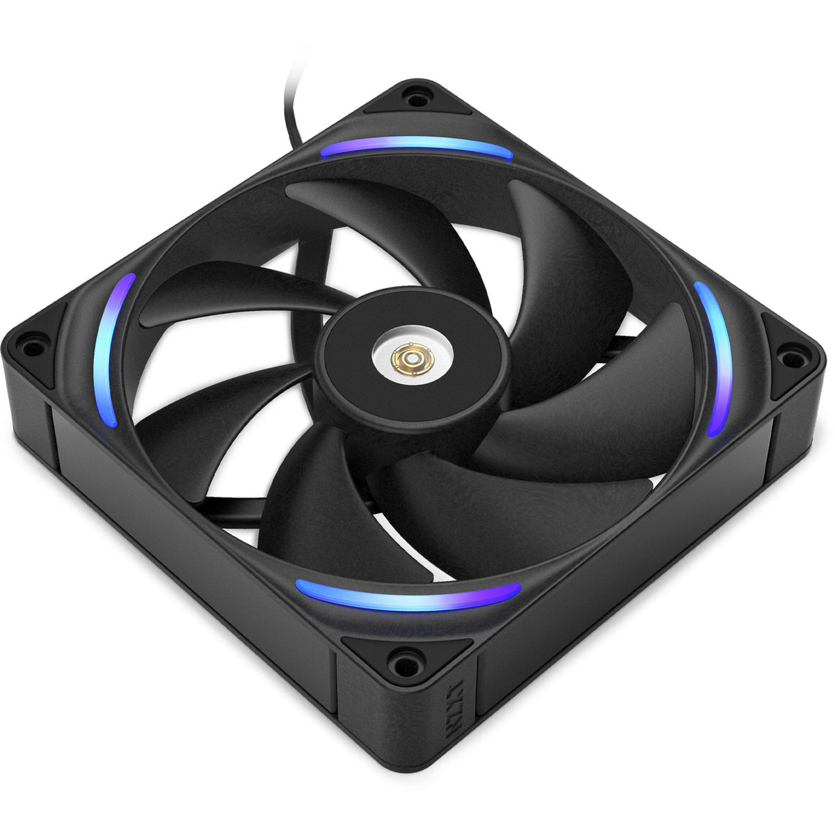 Nzxt f140x RGB-Gehäuselüfter (schwarz, 140 x 140 x 30 mm, PWM)
