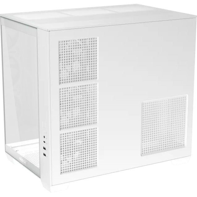 Asus a32 plus Midi-Tower-Gehäuse (weiß | 2x USB-A | 1x USB-C | RGB | gehärtetes Glas)