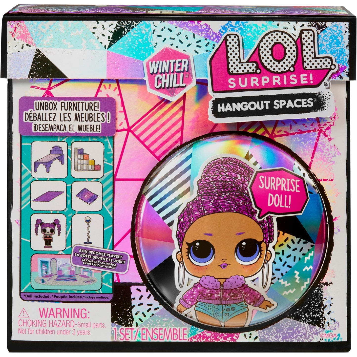 MGA Entertainment Überraschung! Winter Chill Hangout Spaces Sty