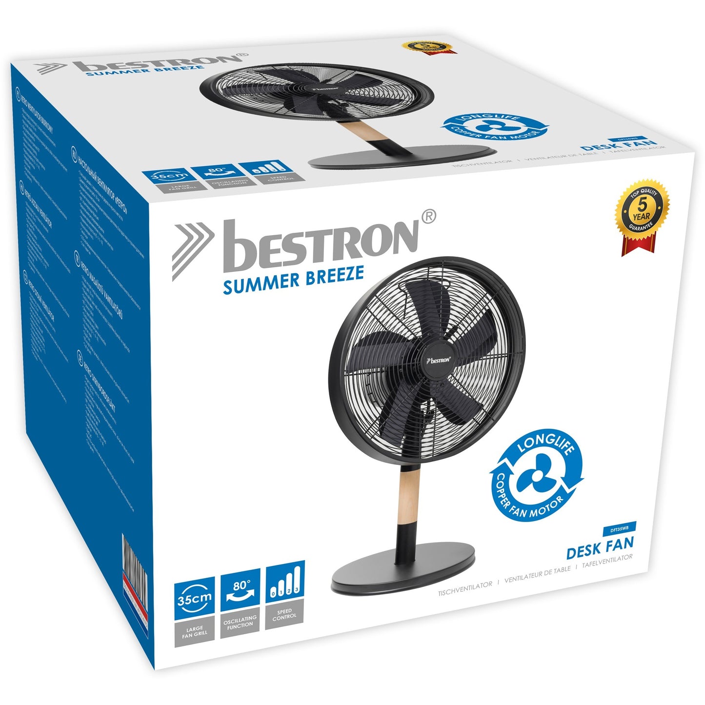 Bestron DFT35WB Tischfan