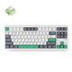 Mchose GX87 Lite Alu Cust. mech. qmk via, Gaming-Tastatur (US-Layout)