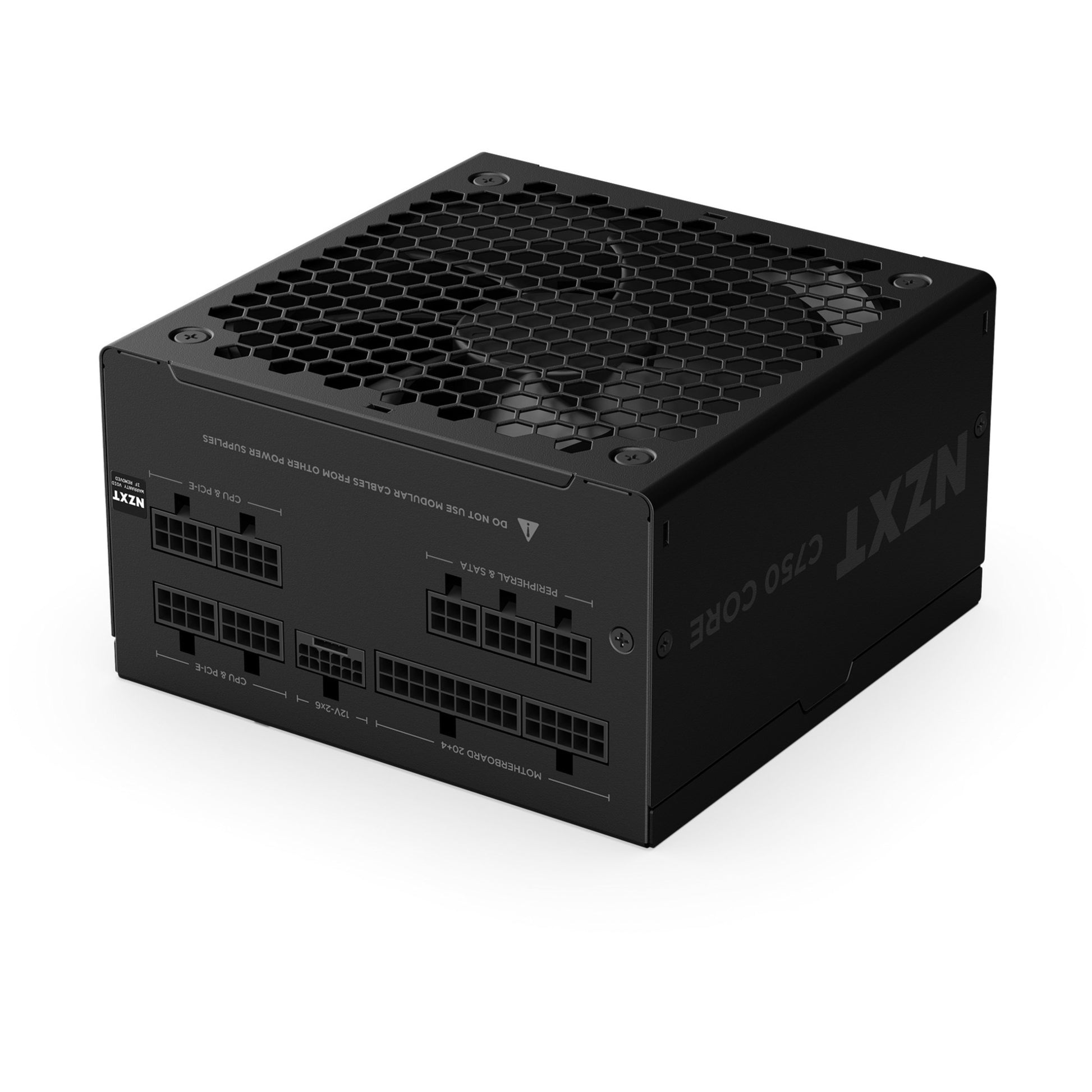 NZXT C750 Gold Core Modulares 750-Watt-Netzteil (Schwarz, 1x 12V-2x6, 2x PCIe)