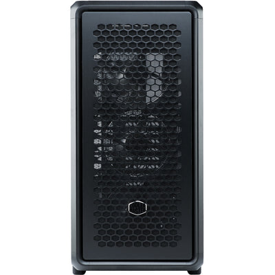 Cooler Master Masterframe 600 Midi-Tower-Gehäuse (schwarz | 2x USB-A | 1x USB-C | gehärtetes Glas)