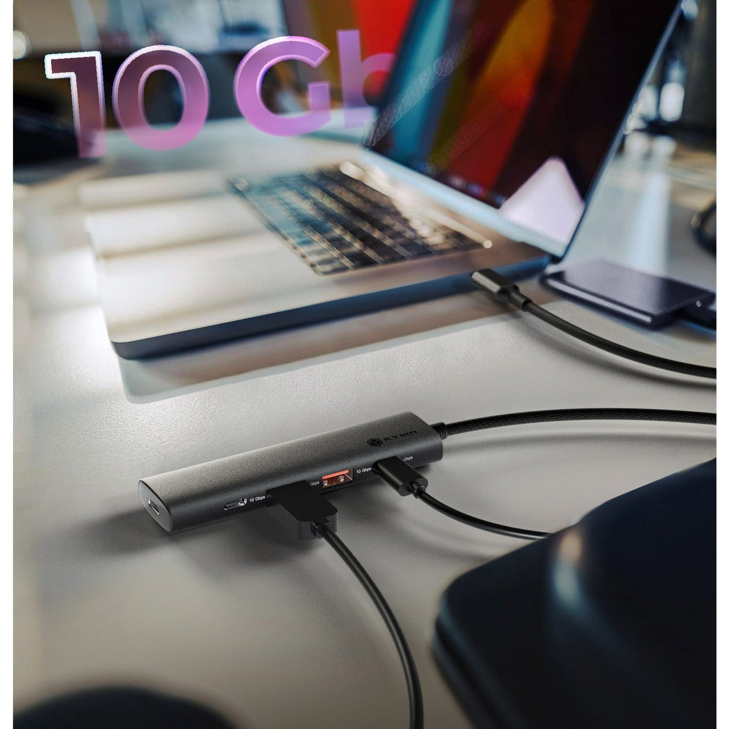 Icy Box ib-hub1437-cpd USB-Hub