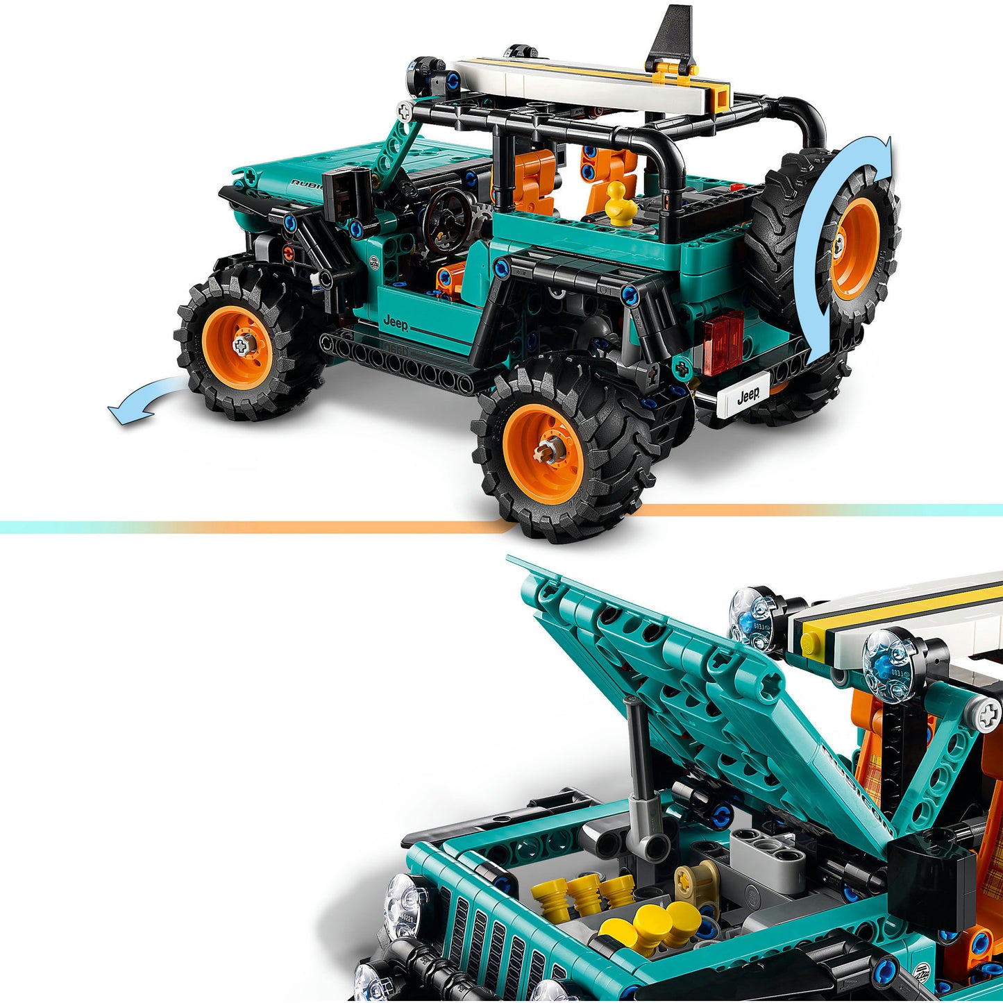 Lego Technic 42227 Geländewagen Jeep Wrangler Rubicon