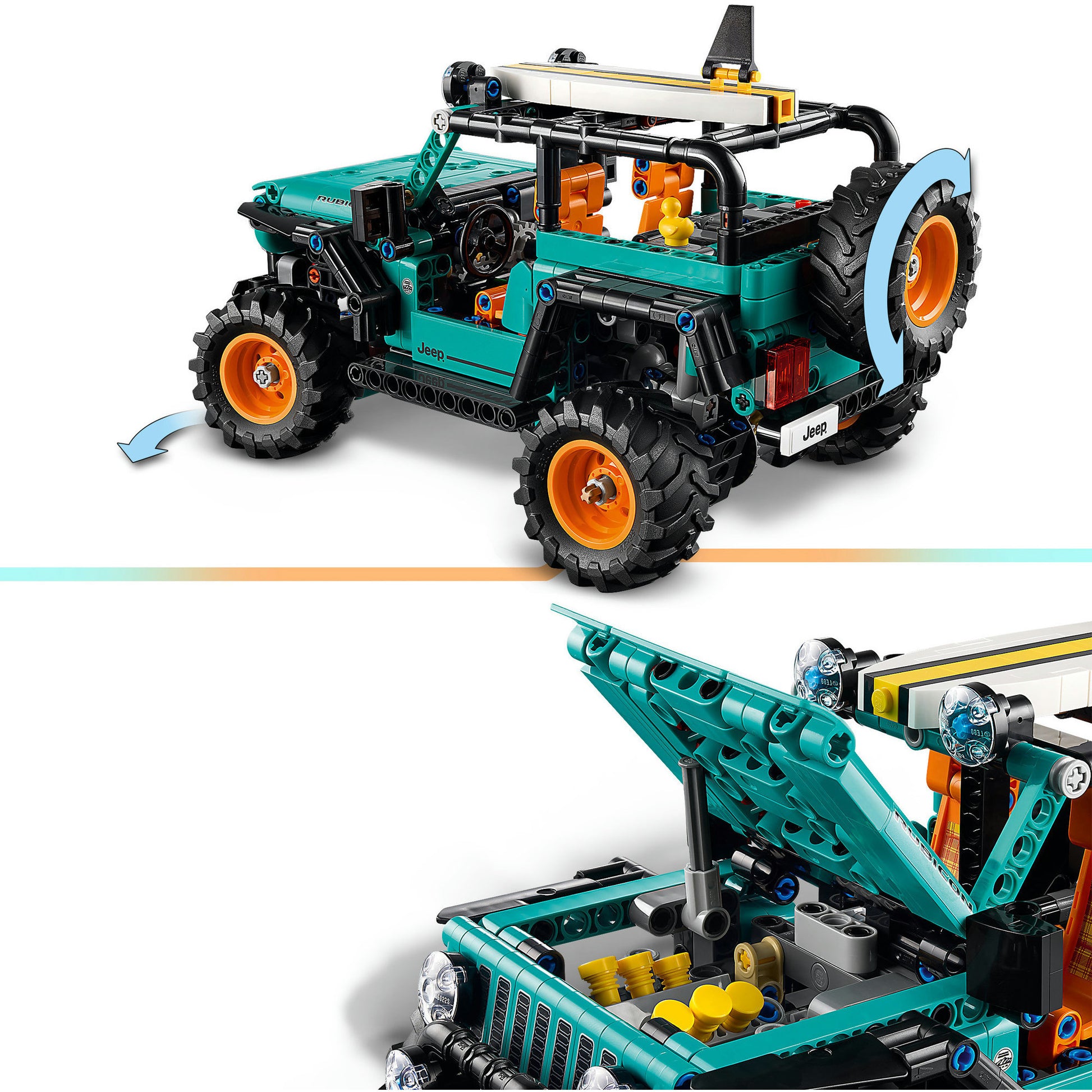 Lego Technic 42227 Geländewagen Jeep Wrangler Rubicon