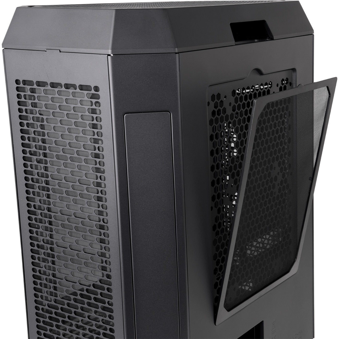 Thermaltake The Tower 600 Midi-Tower-Gehäuse (schwarz | 4x USB-A | 1x USB-C | gehärtetes Glas)