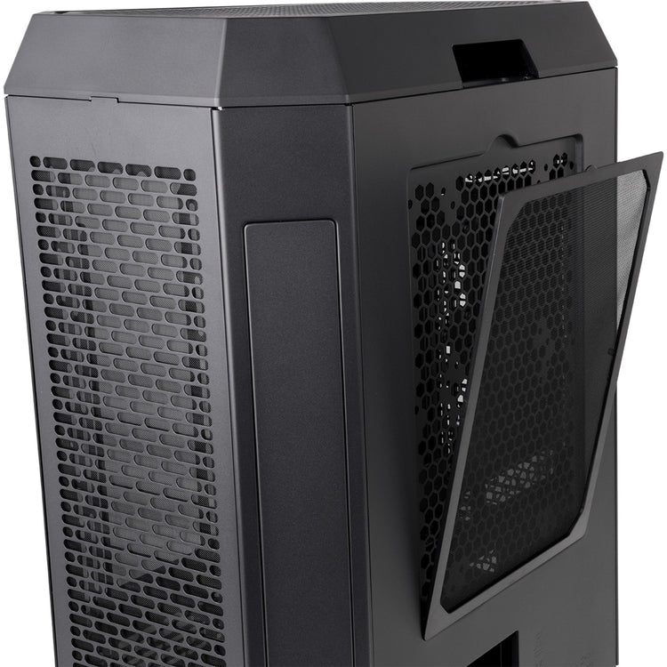Thermaltake The Tower 600 Midi-Tower-Gehäuse (schwarz | 4x USB-A | 1x USB-C | gehärtetes Glas)