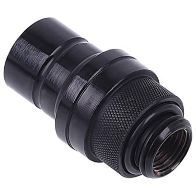 Alphacool Eiszapfen Schnellverschlussstecker G1 4 AG - tiefschwarzer Verschluss (schwarz)