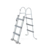 BESTWAY Schwimmbad Stromstahl Set Rechteck Rattan 404