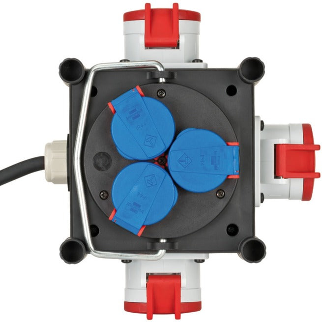 Brennenstuhl kompakter Gummistromverteiler BSV 3 ls e 16 2 i