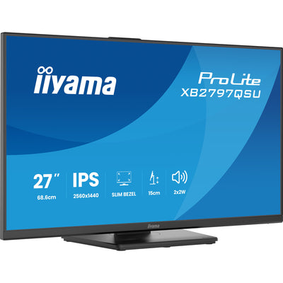 Iiyama Prolite xb2797qsu-b1 27 Monitor (schwarz (matt), HDMI, Display Port, USB, Audio)