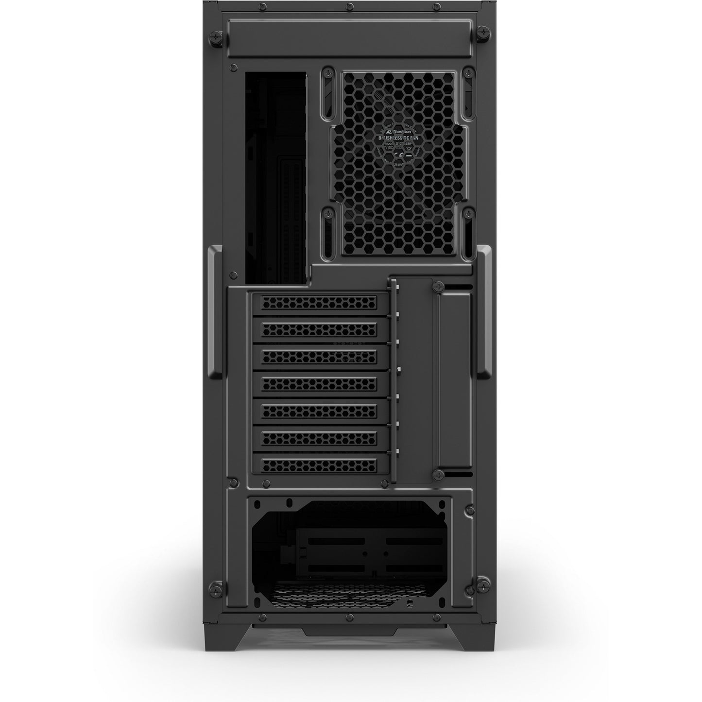 Sharkoon s25 Silent Midi-Tower-Gehäuse (schwarz | 2x USB-A | 1x USB-C)