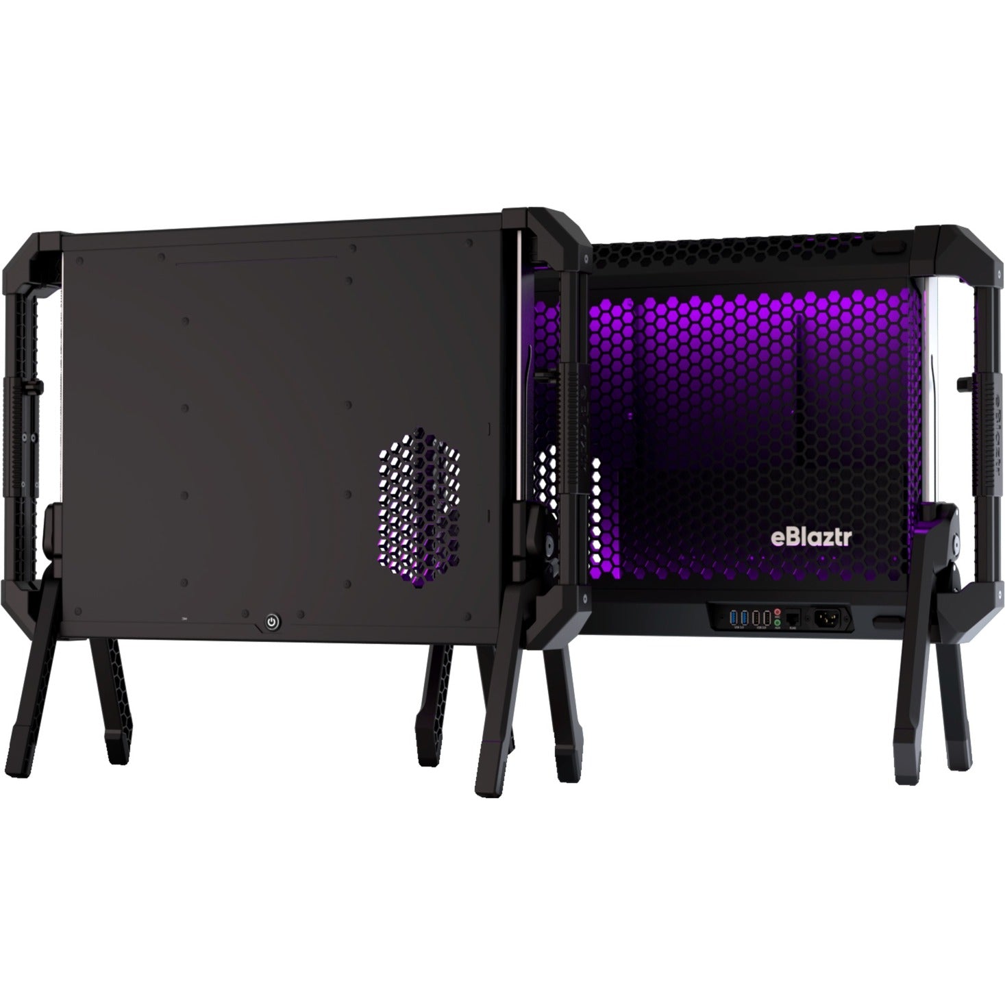 Eblaztr PC-Gehäuse Desktop-Gehäuse (Schwarz (matt))