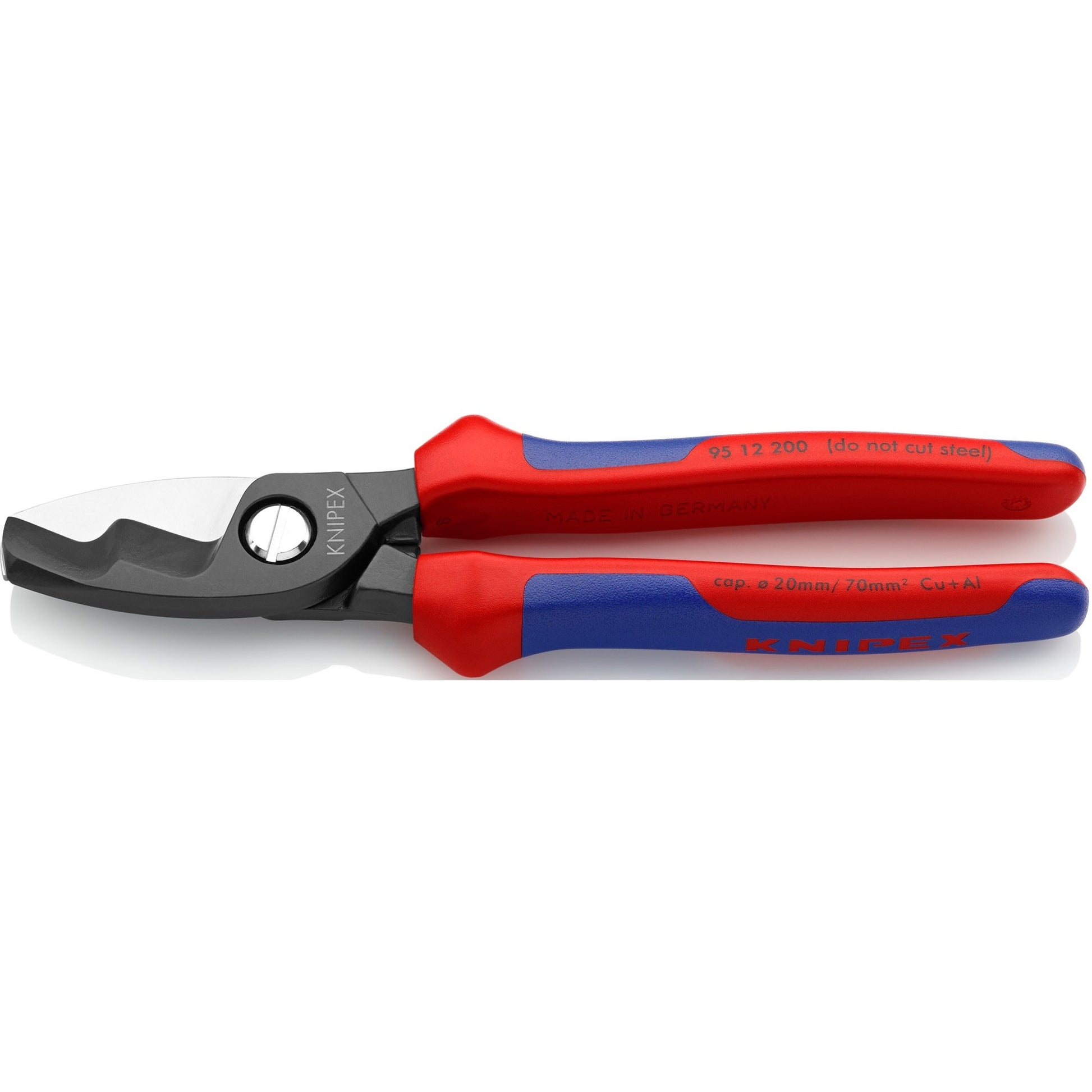 Knipex -Kabelschere mit doppelten Schneidkanten 9512200