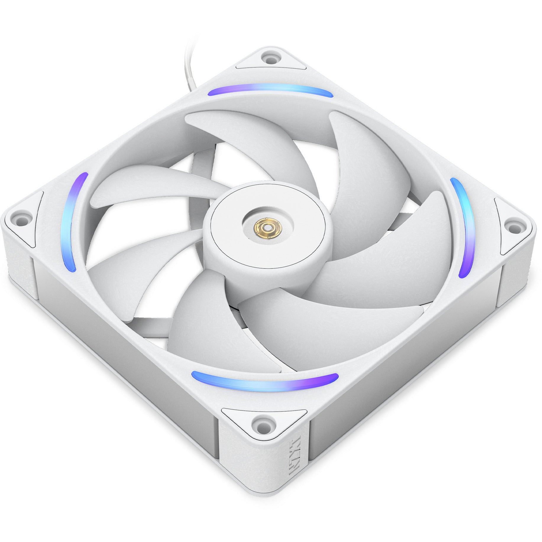 Nzxt f140x RGB-Gehäuselüfter (weiß, 140 x 140 x 30 mm, PWM)