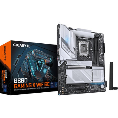 Gigabyte B860 Gaming X WiFi6e, ATX, LGA1851, Intel B860, 4x DDR5, 2,5 GBE, Wi-Fi 6., USB4, USB-C