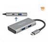 Delock External USB 3.2 Gen 2 USB Typ-C-Hub