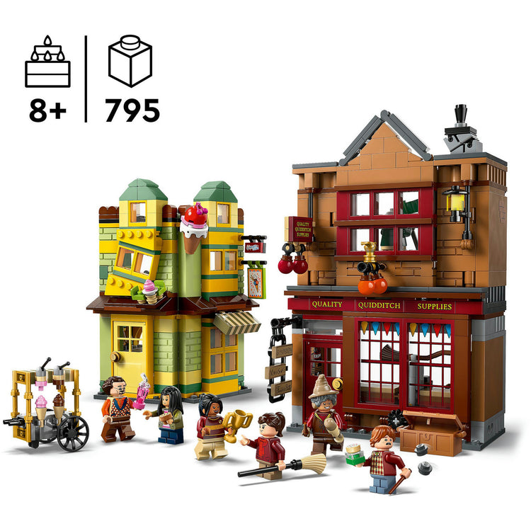 LEGO 76452 Harry Potter Zwik Bandage Zwerkbalpaleis und Eisdiele