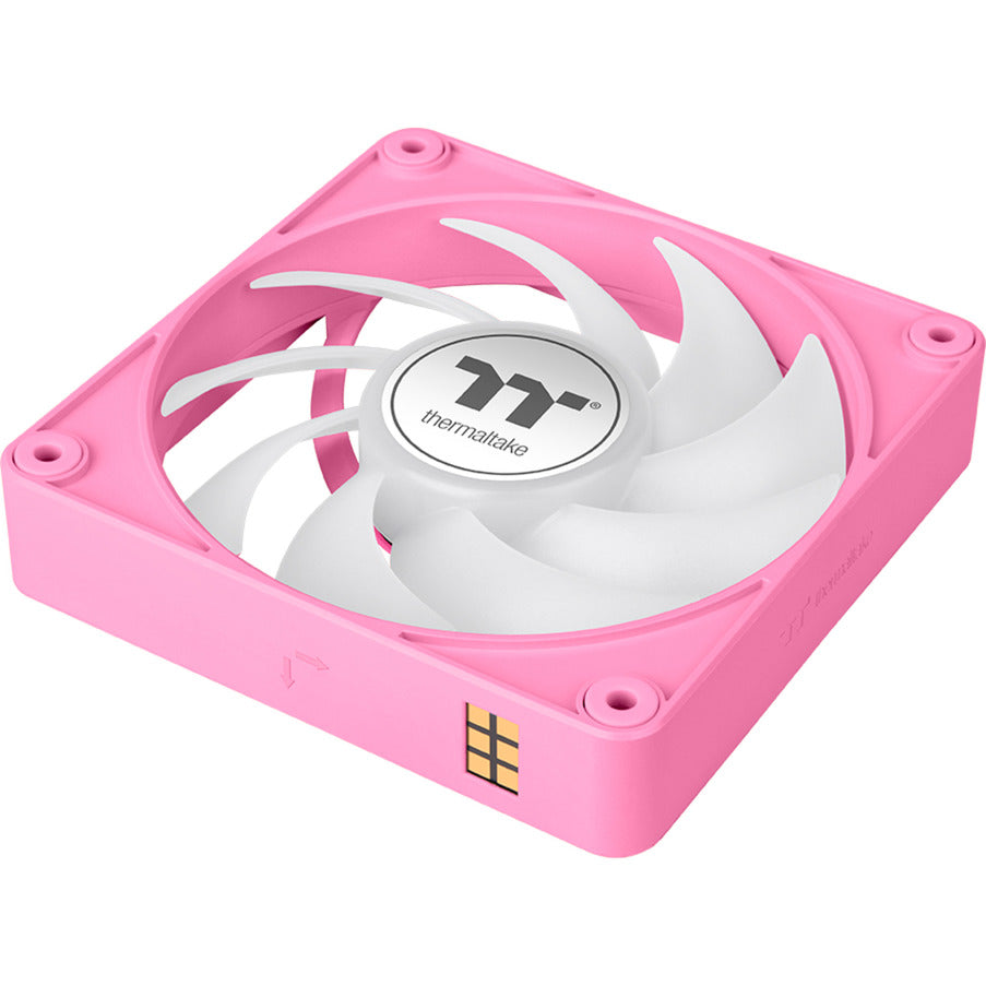 Thermaltake CT120 EX ArGB Sync PC-Lüfter Pink (3-Lüfter-Pack) Gehäuselüfter (Rosa, 3 Stück, 120 x 120 x 25 mm, PWM)