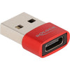 Delock USB 2.0 Adapter USB-A MALE> USB-C FEMPIE
