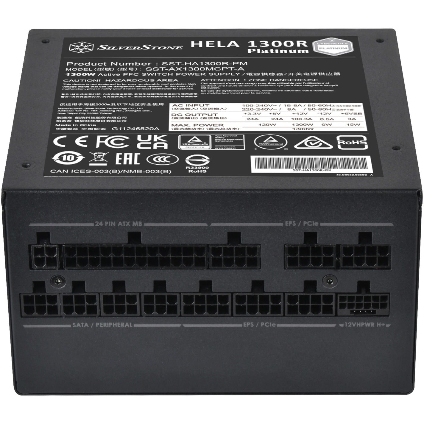 Silverstone Hela 1300R Platinum, 1300W