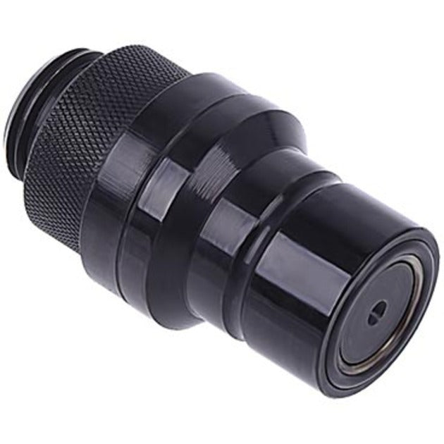 Alphacool Eiszapfen Schnellverschlussstecker G1 4 AG - tiefschwarzer Verschluss (schwarz)