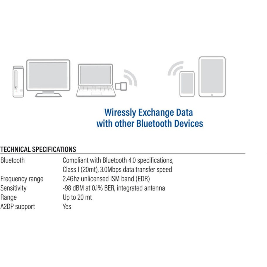 ACT -Konnektivität USB Bluetooth -Adapter