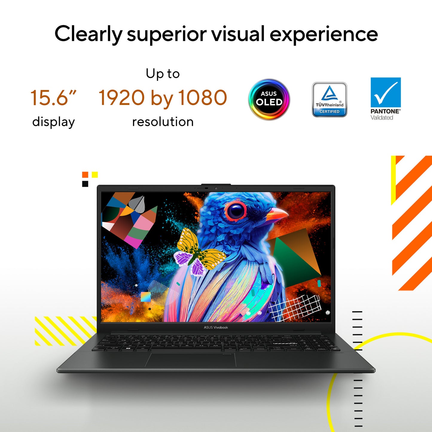 Asus vivobook go 15 e1504fa-bq5403w 15,6 Laptop (schwarz | Ryzen 5 40 | Radeon 610m | 8 GB | 512 GB SSD)