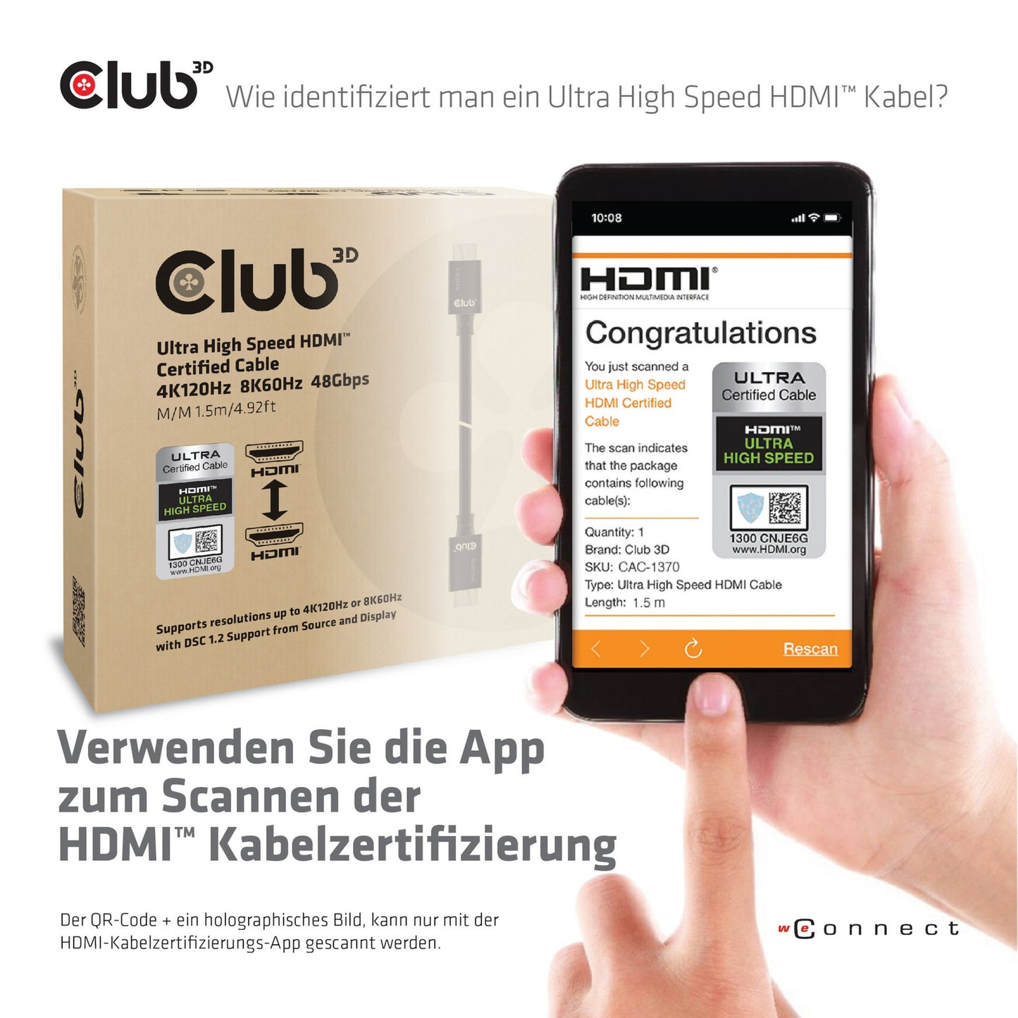 Club 3D Ultrahooch HDMI 2.1